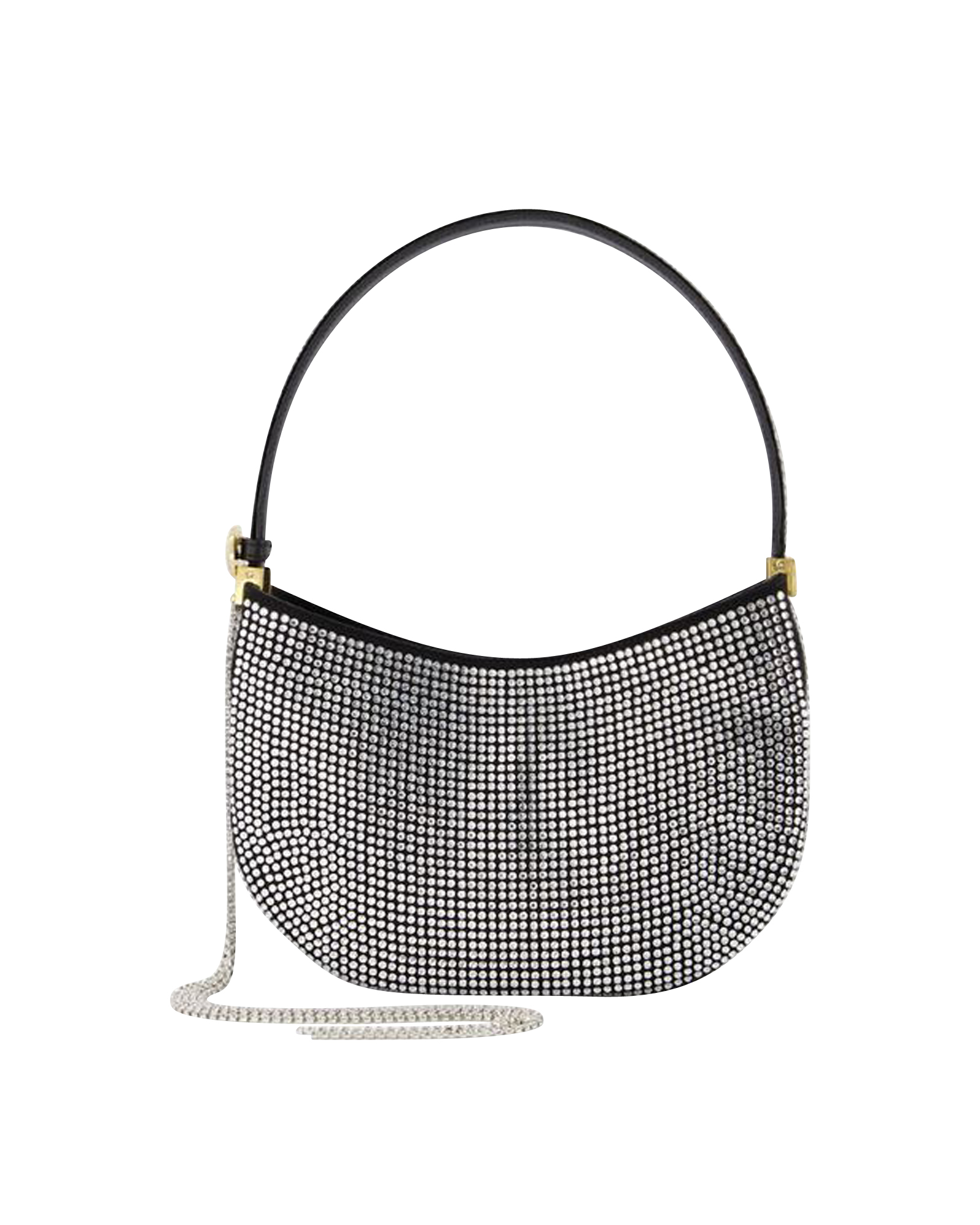 Mittlere Vesna Hobo-Bag - Magda Butrym - Schwarz - Strass Image