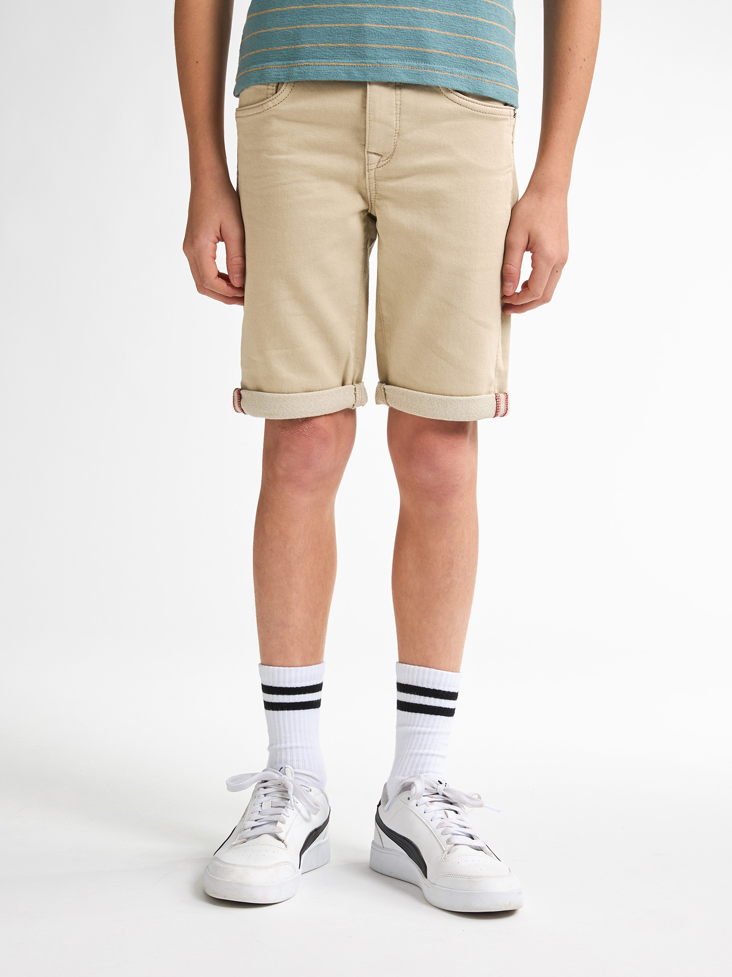 Petrol Industries - Jackson Farbige Denim-Shorts Nautica Jungen - Braun Image