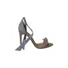 Alexandre Birman Clarita Florale Geknotete Absatzschuhe aus Mehrfarbigem Baumwollstoff
