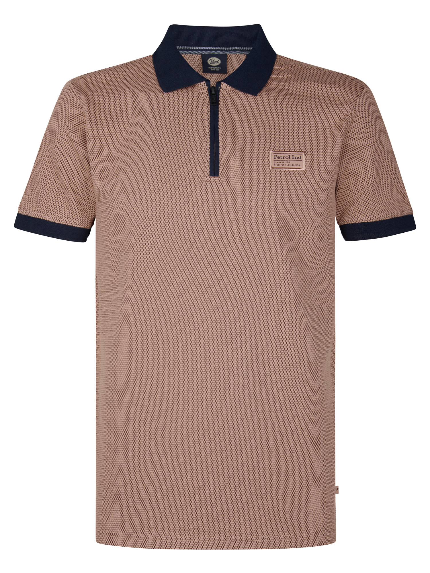 Petrol Industries - Poloshirt mit Reißverschluss Keyline Herren - Braun Image