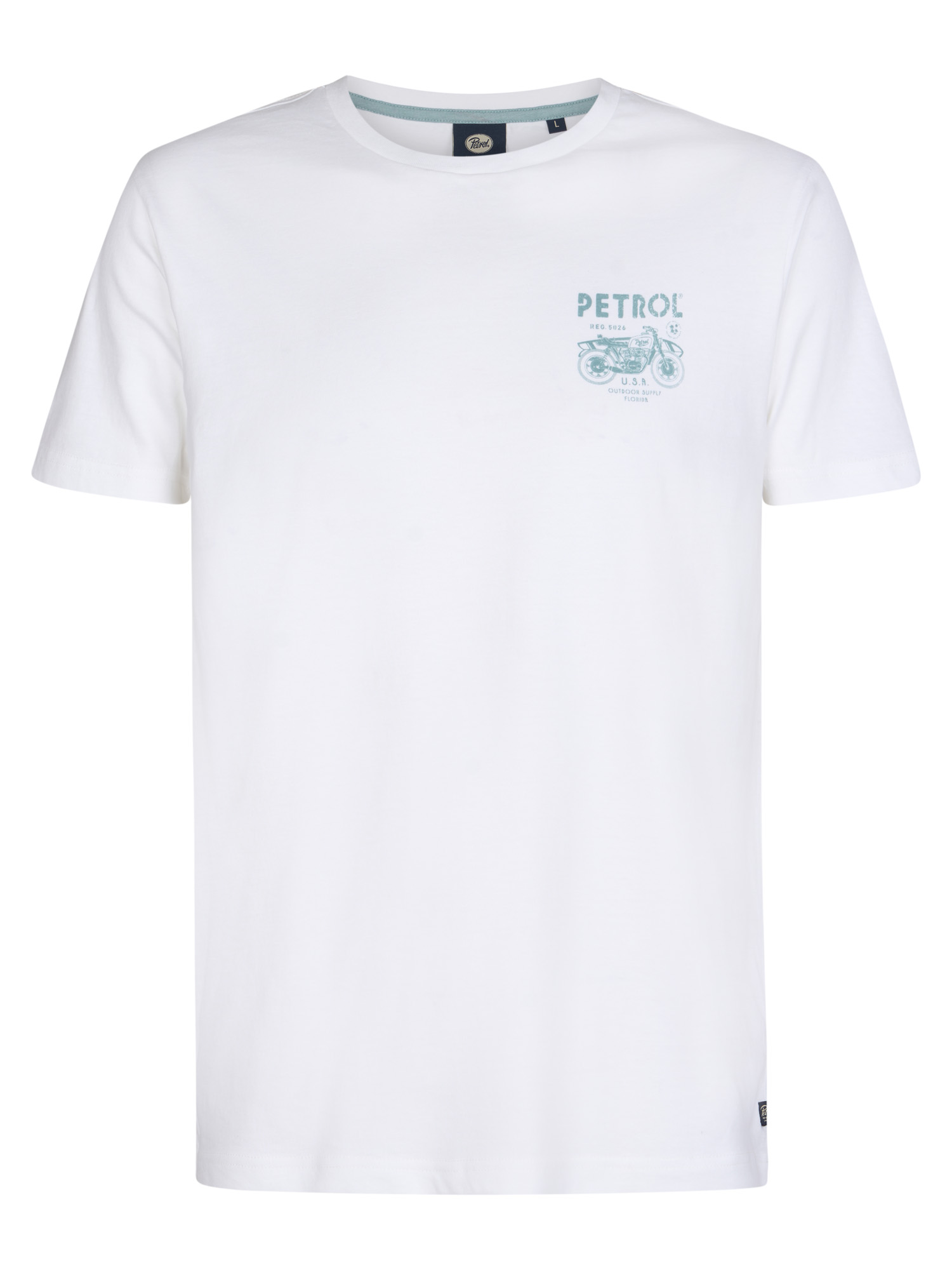 Petrol Industries - T-Shirt mit Rückenaufdruck Bayfrontstone Herren - Weiß Image