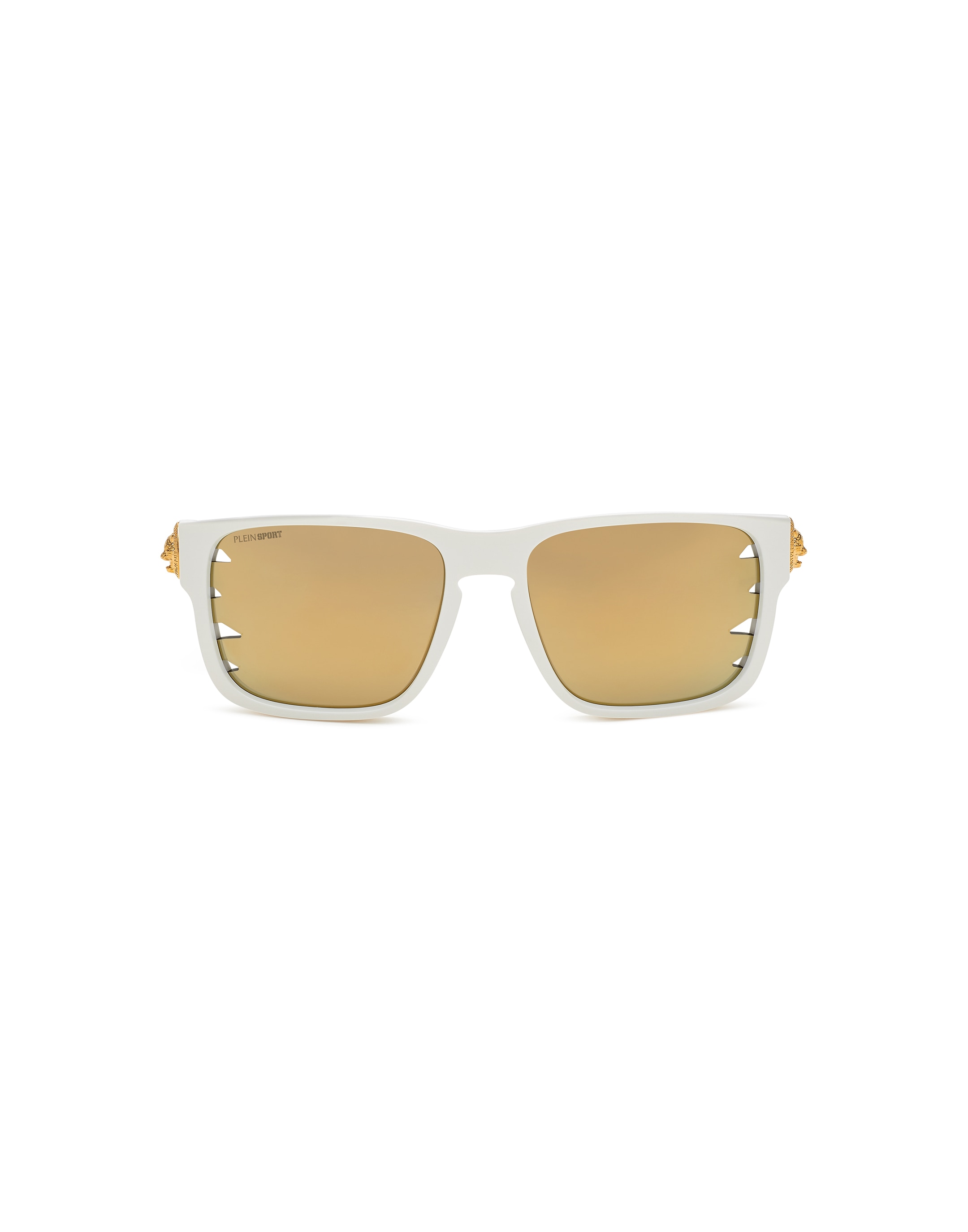 Sonnenbrille PLEIN SPORT "Gaze", Damen, weiß (0116, weiß, gold), Sonnenbrillen Image