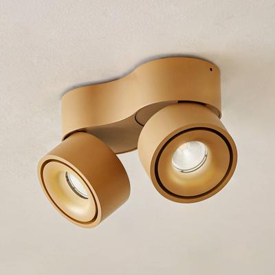 Arcchio LED-Deckenstrahler Rotari, braun, 2-flg., 8,9W Image