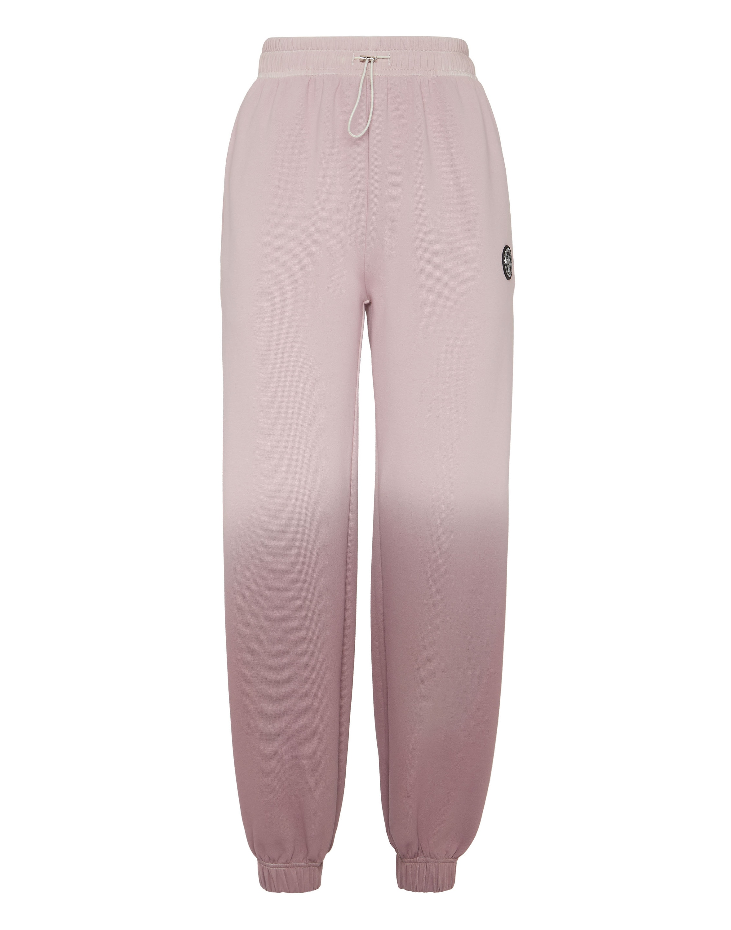 Jogger Pants PLEIN SPORT "Degrade", Damen, Gr. S, US-Größen, lila (73, lila), Obermaterial: 59% Baumwolle, 35% Polyester, 6% Elasthan, Hosen Jogginghose