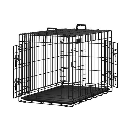 TEMU Cage Pliante pour Chien, 2 Portes