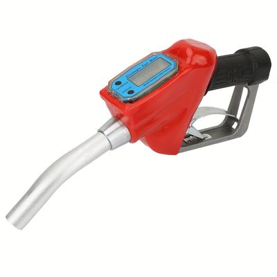 TEMU Aluminum Fuel With Flow Meter Nozzle Dispenser For Gasoline And , Designed For 25mm Filling Nozzle Image