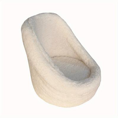 TEMU Soft Plush Newborn Photography Prop Cushion – Sofa Seat For Infant Photo Studio Accessories, White Polyester, 0-3 Months, Design | Soft Textured Surface, Baby Photography Props Image