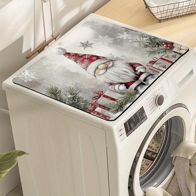 TEMU 1pc Christmas Mat, Absorbent Countertop Pad, Kitchen Utensil Drying Mat For Dishwasher, Microwave, Refrigerator, Image