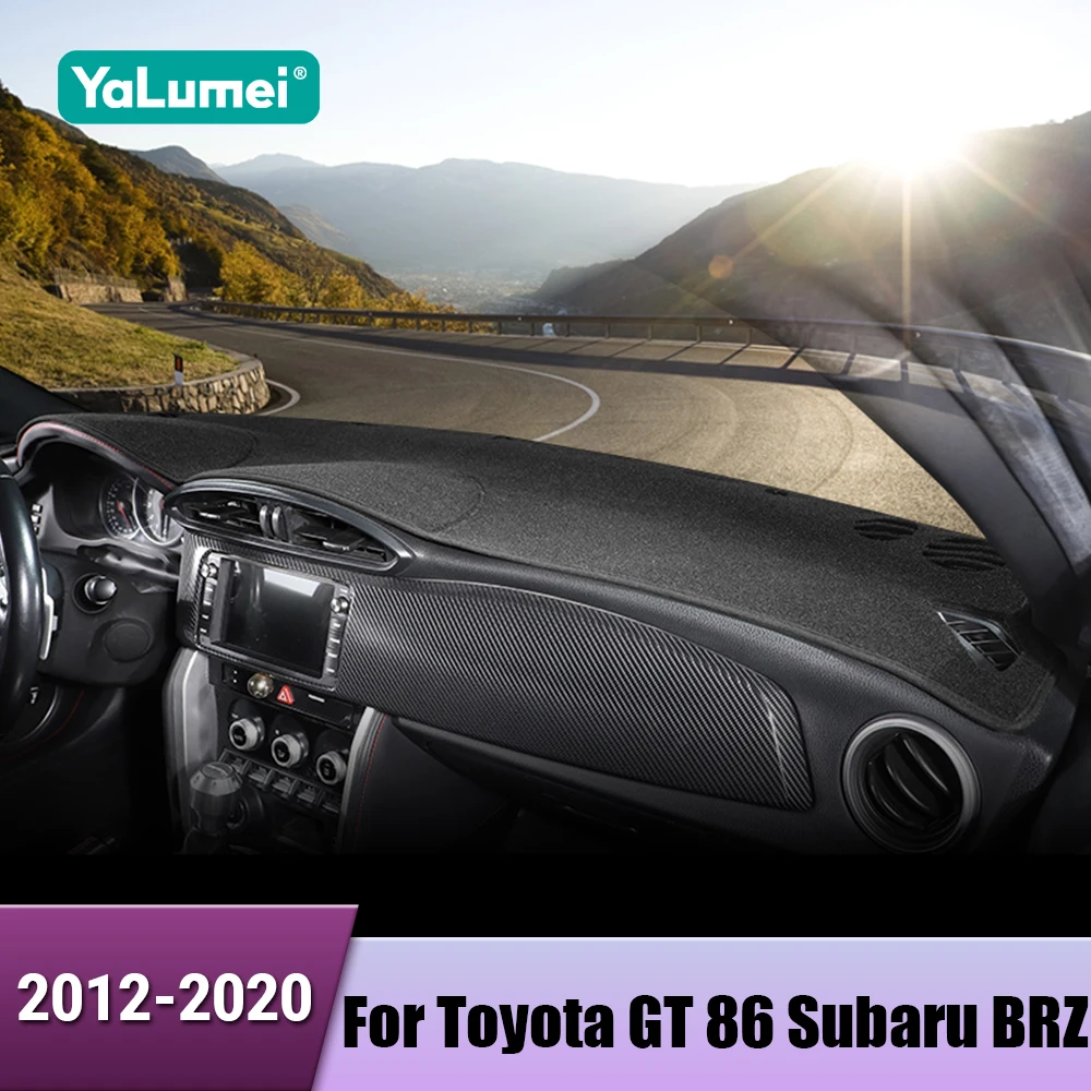 Auto Dashboard Abdeckung Vermeiden Licht Anti-Uv Pad Für Toyota GT 86 Subaru BRZ 2012 2013 2014 2015 2016 2017 2018 2019 2020 Zubehör Image