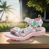 Boacoisa Kinder Sandalen Schuhe Jungen Sommer Sport Wandern Strand Outdoor Open-Toe Sportsandalen für Kinder Mädchen Größe 25-38