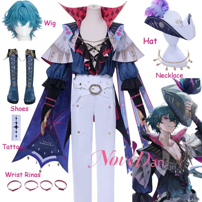 Brant Wuwa Cosplay Outfit Perücke Anime Spiel Wuthering Waves Brant Cosplay Hut Schuhe Uniform Image