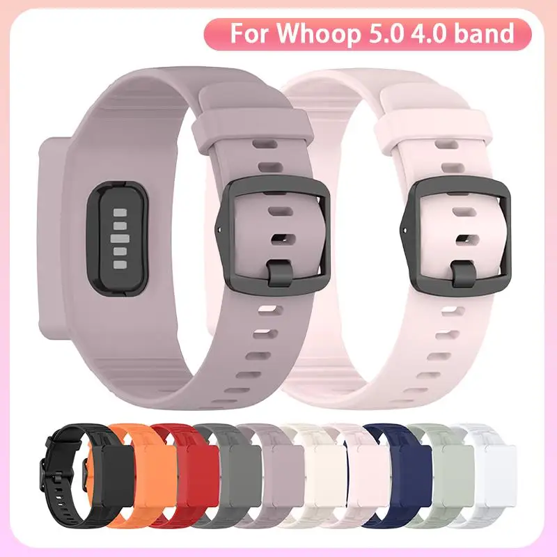 Fall + strap Silikon Strap Für Whoop 5,0 band SmartWatch Zubehör Ersatz Sport Armband Für Whoop 4,0 Strap Armband Image