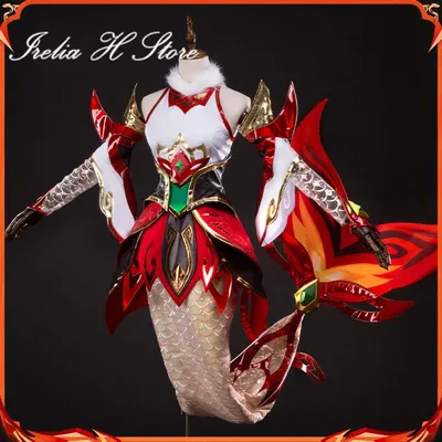 Irelia H Store Nami Mythmaker LOL Nami Cosplay Kostüm für Frauen Halloween Partykleid weiblich Image