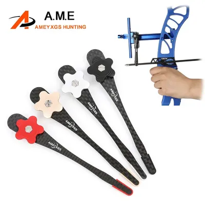 Recurve Bow Clicker Carbon Fiber Sheet Archery Clicker Signal Sheet Fixed Draw Length For Competition Game Target Shooting