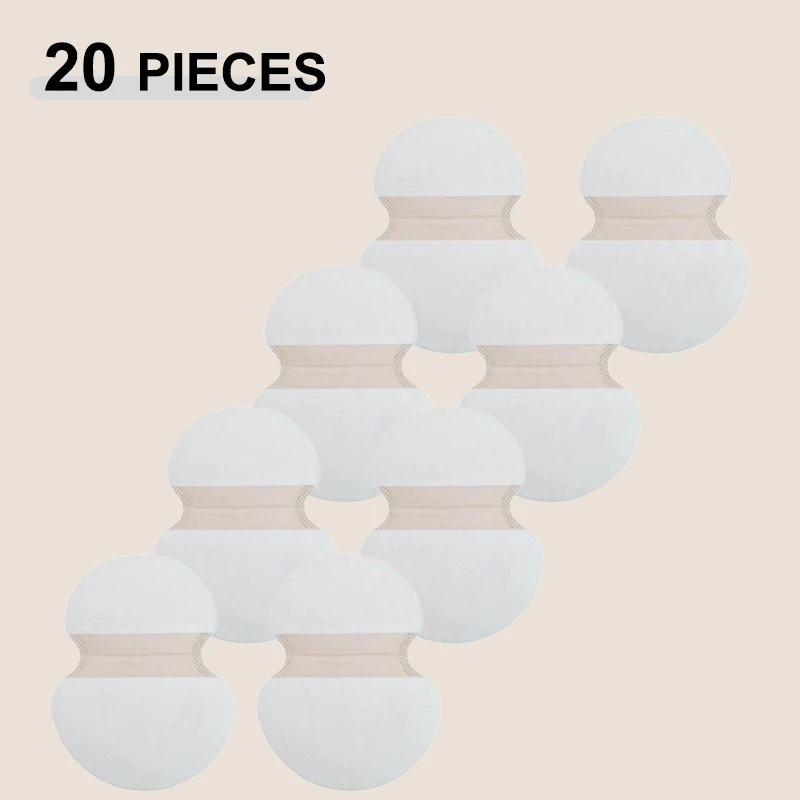 Neue 20 Teile/satz Sommer Unterarm Ultra-dünne Schweiß Pads Für Frauen Mode Atmungs Einweg Verhindern Fuchs Geruch Deodorant Pads 2025 Image