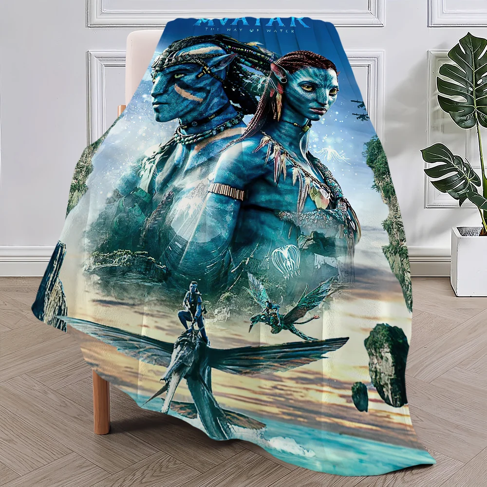 Klassische Science-Fiction-Film-Avatar-Decke, Plüsch-Nickerchen, Sofatisch für Wohnzimmer, Büro, Schlafzimmer, Geburtstag, Zuhause, Reisen, Kindergeschenke Image