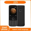 Finlandia ha realizzato il telefono cellulare 225 4G 2.4 "Dual SIM Bluetooth 1150mAh capacità della batteria Standby lungo Chiave ebraica disponibile telefono usato