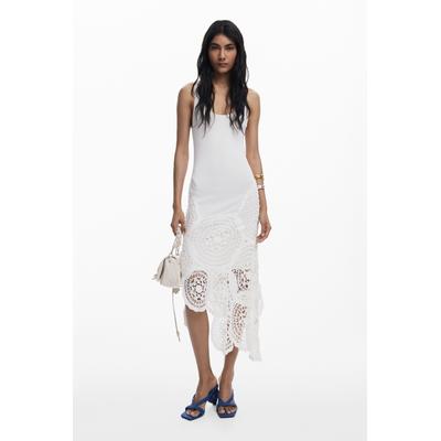 Crochet midi dress