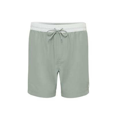 Threadbare Men's Sage Green Contrast Waist Swim Shorts