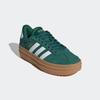 Sneaker ADIDAS SPORTSWEAR, Gr. 38,5, collegiate grün, cloud weiß, gold metallic, Leder, Synthetik, sportlich, Schuhe, Design auf den Spuren des adidas Gazelle Bold