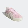 Sneaker ADIDAS SPORTSWEAR, Gr. 42,5, clear pink, core weiß, core schwarz, Leder, Synthetik, sportlich, Schuhe, Design auf den Spuren des adidas Gazelle Bold