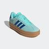Sneaker ADIDAS SPORTSWEAR, Gr. 39, flash aqua, royal blau, gold metallic, Leder, Synthetik, sportlich, Schuhe, Design auf den Spuren des adidas Gazelle Bold