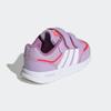 Klettschuh ADIDAS SPORTSWEAR "TENSAUR SWITCH KIDS", Gr. 25, powder plum, cloud weiß, lucid rot, Synthetik, Textil, sportlich, Schuhe, für Kinder