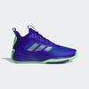 Basketballschuh ADIDAS SPORTSWEAR "OWNTHEGAME 3.0", Gr. 44,5, lucid blau, silber metallic, lime burst, Synthetik, Textil, sportlich, Schuhe