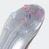 Fußballschuh ADIDAS PERFORMANCE "F50 MESSI LEAGUE FG/MG", Gr. 45, cloud weiß, lucid rot, silber metallic, Synthetik, sportlich, Schuhe