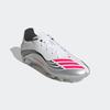 Fußballschuh ADIDAS PERFORMANCE "F50 MESSI CLUB FÜR HART- UND ASCHENPLÄTZE", Gr. 47, cloud weiß, lucid rot, silber metallic, Synthetik, sportlich, Schuhe