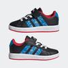 Klettschuh ADIDAS SPORTSWEAR "ADIDAS MARVEL SPIDER-MAN GRAND COURT E FÜR KINDER", Gr. 37, core schwarz, bright blau, pure ruby, Synthetik, sportlich, Schuhe