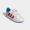 Klettschuh ADIDAS SPORTSWEAR "ADIDAS MARVEL SPIDER-MAN GRAND COURT E FÜR KINDER", Gr. 31, cloud weiß, pure ruby, bright blau, Synthetik, sportlich, Schuhe