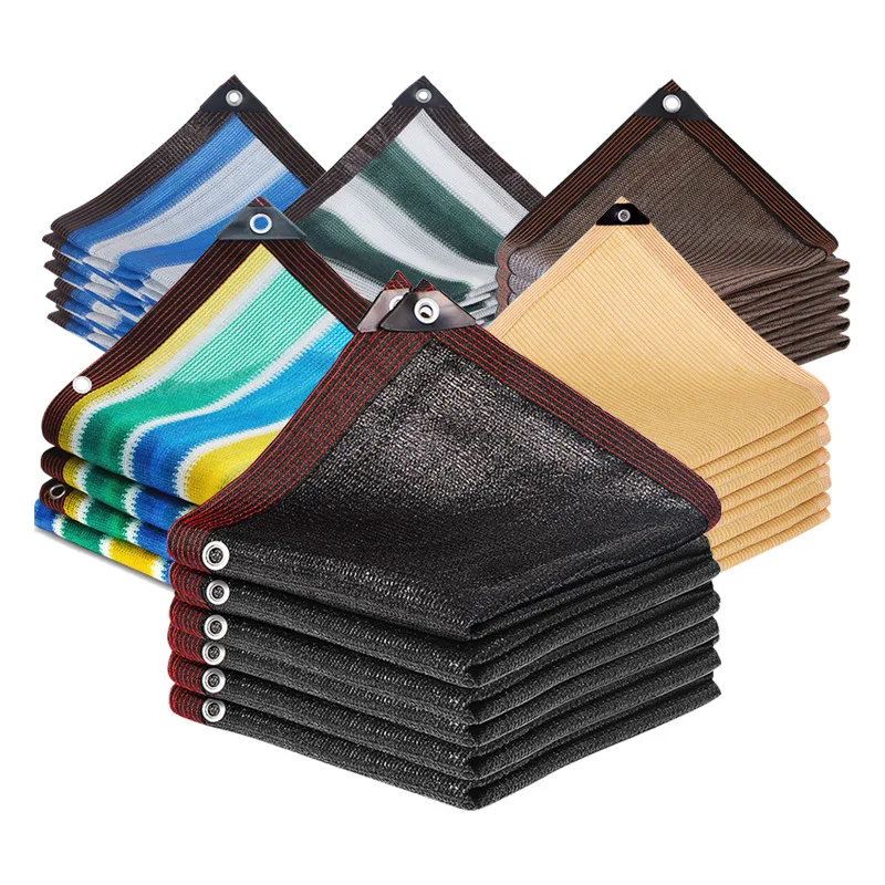 Mehrere Größen, HDPE-Sonnenschutznetz, Hausgarten, UV-Schutz, 85–90 % Sonnenschutznetz, Balkon, Sonnenschutz, Autoschuppen, einfache Installation Image