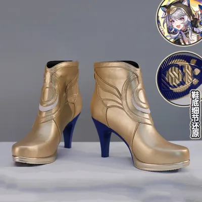Spiel Honkai Star Rail Cipher Cosplay Schuhe Stiefel Schuh Sohle Katze PAWS Stiefel Für Frauen Image