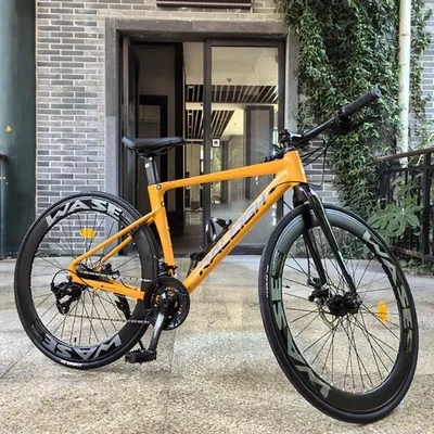 Gravel Bicycle Road Bike,Aluminum Alloy Road Bicycle Racing Bike with 40/60mm wheel,Gravel Bike For Man Women Adult Student