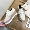 Frühling Neue Frauen Flache Plattform Schuhe Slip auf Mokassins Damen PU Casual Schuhe Frau Dicke