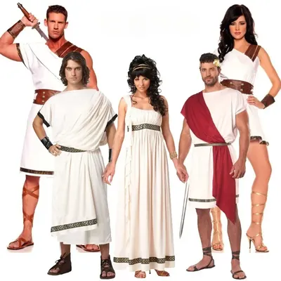 Cosplay Antike griechische römische Gladiator Kostüm Sets Erwachsene Männer Frauen Halloween Image