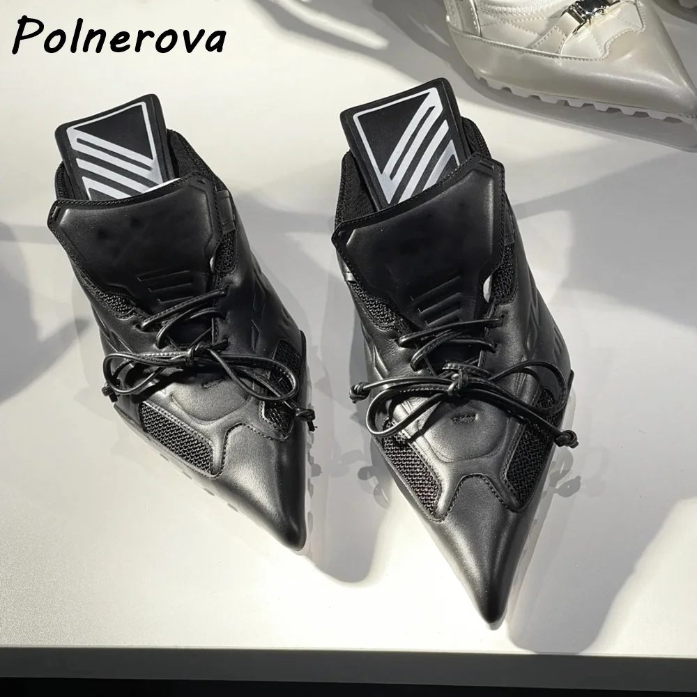 Schwarze Hausschuhe mit Schmetterlingsknoten, zum Nähen, spitzer Zehenbereich, Slingback-Nischendesign, All-Match-Schuhe, Sommer-Damen-Stiletto, coole Schuhe 2025,