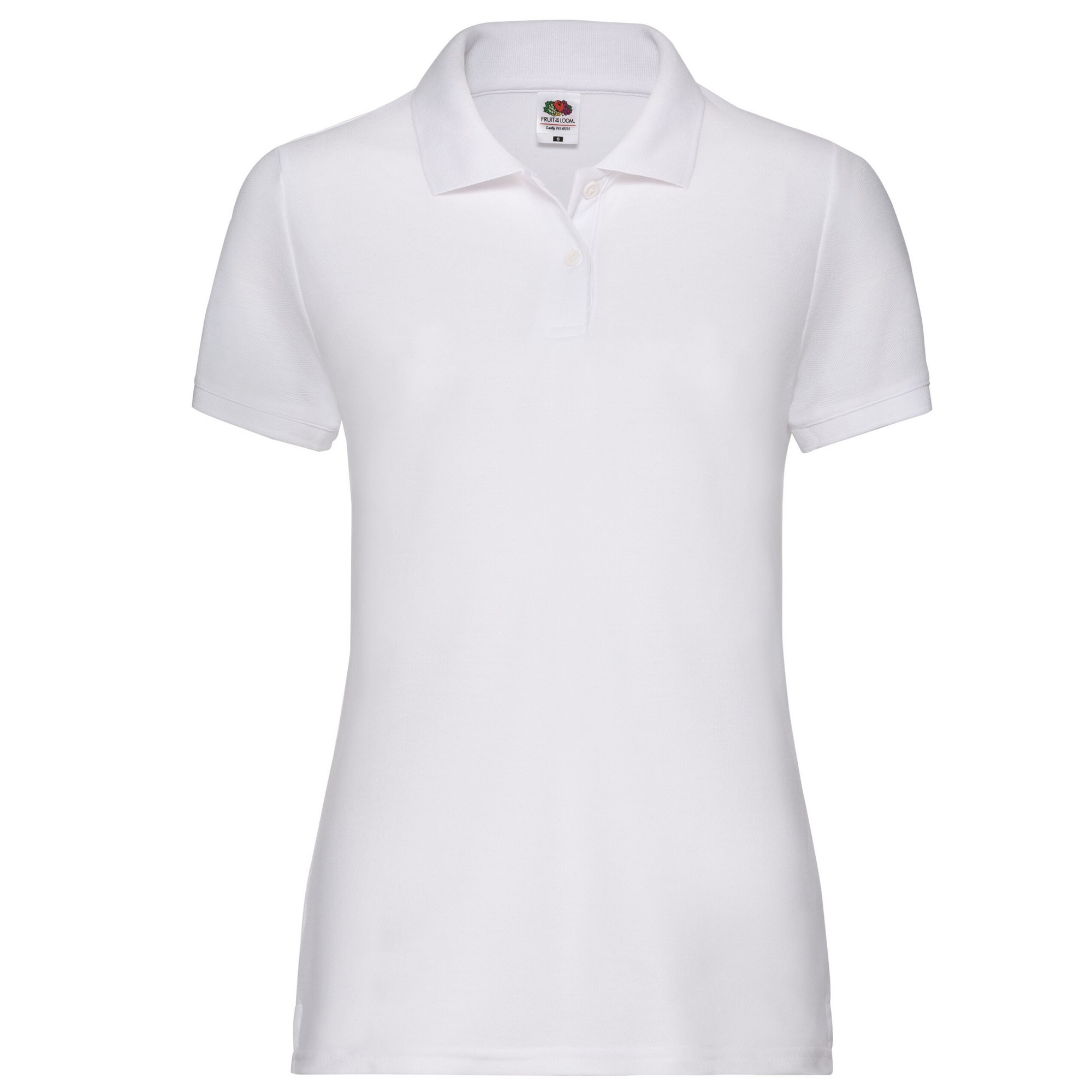 Fruit of the Loom - "Lady Fit 65/35" Poloshirt für Damen (Weiß) Image