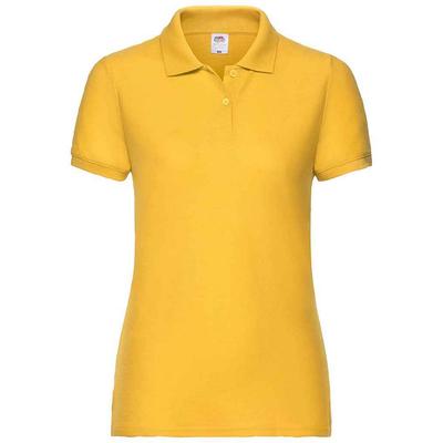 Fruit of the Loom Damen Poloshirt Lady Fit Piqué (Sonnenblume) Image
