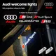 2 pezzi LED porta auto benvenuto luce logo auto luci del proiettore per Audi Sline RS A3 A4 A5 A6 A7 A8 S3 S4 Q2 Q3 Q5 Q7 S6 RS3 RS5 RS6