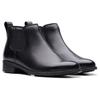 Chelseaboots CLARKS "Havisham Top", Damen, Gr. 39, schwarz, Leder, unifarben, klassisch, Schuhe, Stiefelette mit Wechselfußbett
