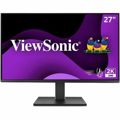 Viewsonic Vg2752-2K 27 Inch Ips 1440P Ergonomic Monitor With Tilt, Swivel, Pivot, Adjust, 100Hz, 5-Port Usb Hub, Hdmi, Displayport, And 65W Usb C Inputs - 27" Viewable - In-Plane Switch Ing (Ips) Technology