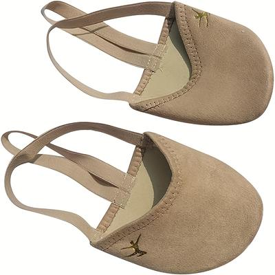 TEMU 1 Pair Of Ballet Gymnastics Half-sole Sports Women's Shoes Half-sole Rotation Training Dance Shoes Image