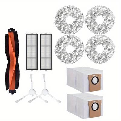 TEMU 11pcs For Xiaomi X20+/ X20plus Robot Vacuum Cleaner Accessories Filter Mop Pads Dust Bags Replacements Parts Image