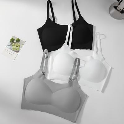 TEMU 3pcs Women' Sports Bra Set - Comfortable, Breathable, Adjustable Strapless Tank Tops With Removable Pads, High Support For Exercise & Casual Wear, Sports Bra Set|adjustable Strap Design| Image