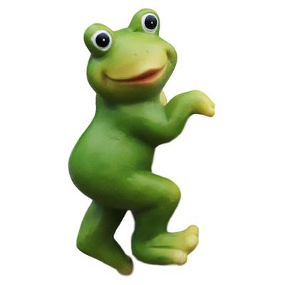 Hängende Froschstatue für drinnen und draußen, Garten, Mini-Kunstdekor, Figur, Ornament für Image
