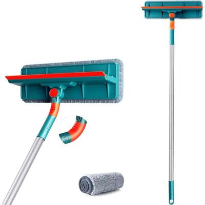 Ersandy - Professionelles 2-in-1-Fensterabzieher-Reinigungsset mit Teleskopstiel (Länge 135 cm), Image