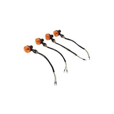 Für klr 650, 4er-Set Blinker, 4-teiliges Motorrad-Blinkerset, 12 v, ABS-Kunststoff, universelle Image