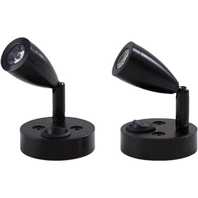 Rnemitery - 2 Stück 12 v LED-Strahler, Nachttisch-Wand-Leselicht, verstellbarer Schalter, Image